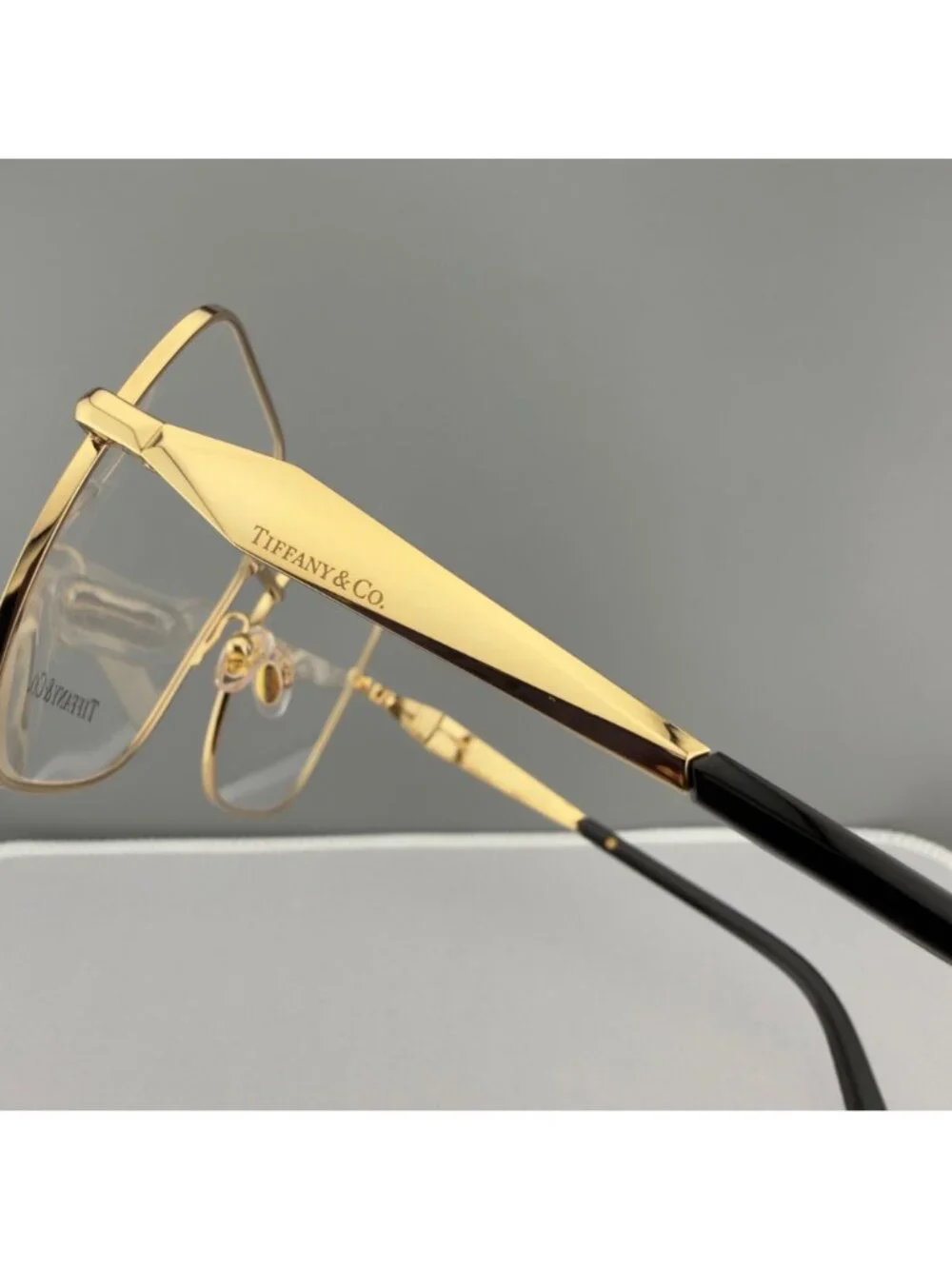 Tiffany TF1151 6002 Eyeglasses Frames Shiny Pale Gold Metal 56-16-140